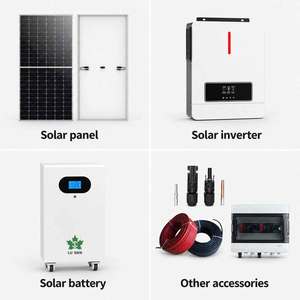 Kit de Energía Solar Híbrido Multiusos para Viviendas con Banco de Baterías LiFePO4 con Ruedas para <span class=keywords><strong>Reserva</strong></span> de Energía en Caso de Corte Inesperado en el Hogar - Product Image 3