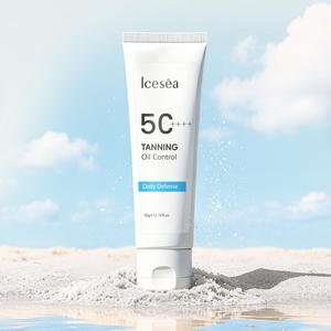 Crème solaire Icesea SPF50+ anti-brillance 50g - Protection UVA/UVB, défense quotidienne, vente en gros OEM/ODM - Product Image 2