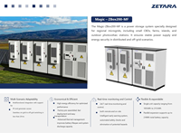 Vente chaude 2026 Batterie lithium-ion LiFePO4 Zetara 102,4 kWh 512V Haute tension Magic ZBox100 Armoire de batterie Stockage d'énergie robuste