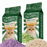 Échantillons Gratuits Litière pour Chat en Tofu 100% Naturelle Biodégradable Écologique Faible Émission de Poussière Contrôle Supérieur des Odeurs Hautement Absorbante Agglomération Rapide