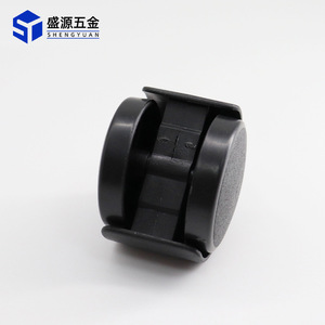 Shengyuan Furniture Caster 1.5 Inch Silent Polyurethane <b>Wheel</b> With Screw Brake <b>For</b> <b>Tables</b> Chairs Cabinets - Product Image 1
