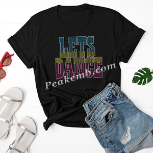 Funzione Stretch di Design con stampa a trasferimento termico con strass personalizzato in fabbrica - Product Image 4