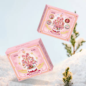 Boîte à musique rotative de Noë<span class=keywords><strong>l</strong></span> Lele Brother Light, blocs de construction en plastique ABS, modèle éducatif compatible - Product Image 5