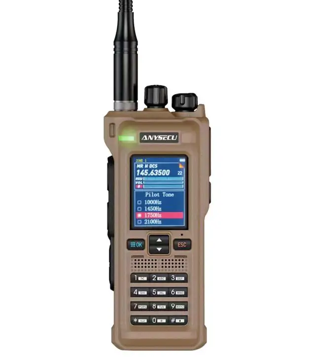 NEW ANYSECU GT-12 multi band 2W/5W/10W handheld radio GT-12 UHF/VHF/AM/FM two way radio 960 channels 3000mAh walkie talkie