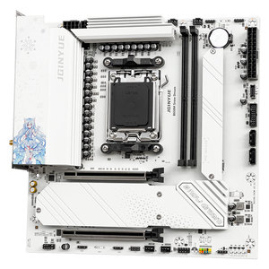 JGINYUE B650M Snow Dream scheda madre AM5 <span class=keywords><strong>DDR5</strong></span> scheda madre supporta AM5 Ry 7000/8000/9000 serie processori - Product Image 1