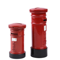 Tirelire en métal en forme de bus rouge à deux étages de Londres - Grande taille - Cadeau souvenir