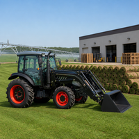 Tracteur agricole 4x4 Paramount 100 CV avec cabine climatisée, pression hydraulique renforcée, capacité de levage élevée pour les travaux sur le terrain, Pro Well