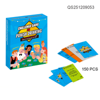 QS Shantou Factory - Jeux de société éducatifs pour l'apprentissage précoce en maternelle, jeux de cartes en papier pour l'intérieur, plusieurs styles, 50 pièces, pour parents et enfants
