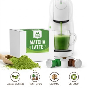 Capsules de thé vert Matcha Goma K Cup, biologiques, qualité 7A, premium, pour machine à café, marque privée, vente en gros - Product Image 1