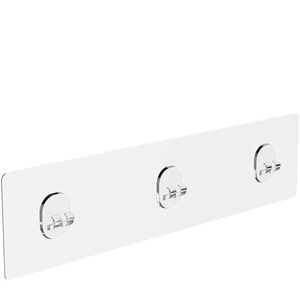 Cesta de <span class=keywords><strong>ducha</strong></span> <span class=keywords><strong>sin</strong></span> perforación, estante de <span class=keywords><strong>ducha</strong></span> autoadhesivo, organizador de pared a prueba de polvo, 2 piezas - Product Image 6