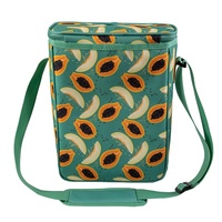 Picknick- und Camping-Bierkühltasche Isoliert Auslaufsicher Wiederverwendbar Faltbar Polyester Schultertragetasche mit Griff