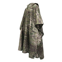 Poncho de camouflage tactique anti-infrarouge, protection thermique contre les radars, imperméable, résistant au feu, capuche anti-déchirure