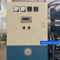 Presse à carreaux en caoutchouc multi-colonnes à haute capacité, vulcanisateur thermique robuste, unité d'équipement électrique