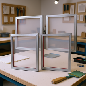 Cadres de sérigraphie en aluminium 20x24 pouces, maille 355 points, kit d'impression haute tension - Product Image 2