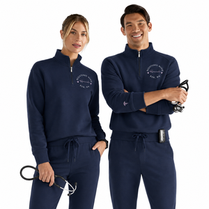 Sudadera con capucha personalizada RN BSN para enfermeras, con cremallera de un cuarto, regalo de graduación médica, bordado de caduceo en la manga, regalos POD para dropshipping - Product Image 3