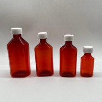 2oz 4oz 16oz Bouteilles de liquide médicinal en PET Bouteille de sirop contre la toux en plastique Bouteille pharmaceutique