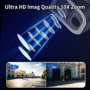 WERYSAFE 4k 8mp Surveillance Solar <strong>Camera</strong> 360 Ptz 10x <strong>Zoom</strong> 4g Outdoor Three Lens Dual Screen Cctv Wireless Security <strong>Camera</strong> - Product Image 6