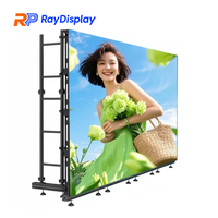 Layar LED Sewa 500x1000mm Video Wall Outdoor IP65 Tahan Air Kecerahan 5000cd 1080P Full HD