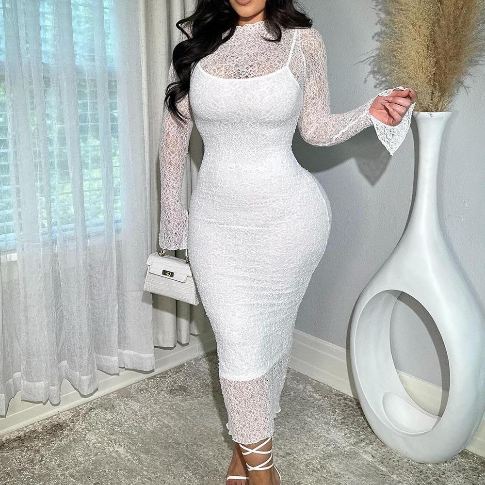 black dress tall woman Cap Sleeve Lace Cocktail Dress With Feather Trim In Black Nude main image 0