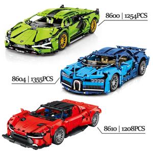 <span class=keywords><strong>Bugatti</strong></span> Veyron Jeu <span class=keywords><strong>de</strong></span> blocs <span class=keywords><strong>de</strong></span> construction Puzzle éducatif pour adultes et enfants Modèle <span class=keywords><strong>de</strong></span> <span class=keywords><strong>voiture</strong></span> RC ABS en plastique à l'échelle 1:14 pour 5-7 ans - Product Image 1