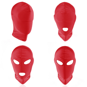 Máscara de Cabeza de <span class=keywords><strong>Bandido</strong></span> para Juegos de Rol en Pareja, Máscara de Restricción para Esclavos, Máscara Fetiche con Boca Abierta - Product Image 1