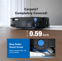 ECOVACS DEEBOT X12 OMNICYCLONE Aspirateur robot et serpillière, aspiration de 22000 Pa, ZeroTangle, charge PowerBoost pour les grandes maisons