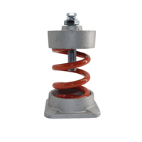 Amortisseur réglable robuste de type JD pour générateur et pompe HVAC, support antivibratoire à ressort pour montage au sol
