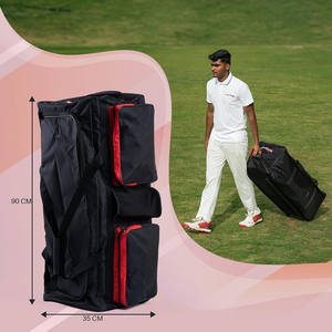OEM ODM Custom Durable Waterproof Large Capacity Sports Accessories Duffle Equipments <b>Trolley</b> Rolling Cricket <b>Bag</b> with Wheels - Product Image 5