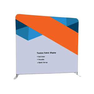 Triển lãm thương mại bối cảnh biểu ngữ căng thẳng bước sự kiện và lặp lại phương tiện truyền thông tường cờ có thể thu vào kỹ thuật in kỹ thuật số quốc gia - Product Image 3