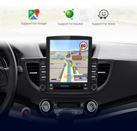 Radio para Auto de 9.7 Pulgadas con Pantalla Táctil, Compatible con Carplay y Android Auto, Reproductor de DVD para Honda CRV 2012-2016