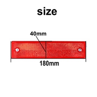 Marqueur de garde-corps réfléchissant grand angle en PMMA, prismatique haute intensité, indice IP66, anti-UV/anti-vieillissement, sans alimentation, visibilité 500 m