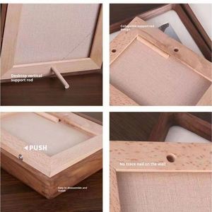 Solid Wood North American Black Walnut Mortise Tenon Joint Eco-friendly Customized Design Photo <b>Frame</b> Set Factory Wholesale - Product Image 3
