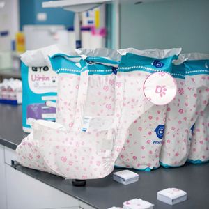 Coussinets absorbants économiques pour animaux de compagnie, taille S, pour animaux femelles, incontinence, haute absorption - Product Image 3