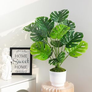 Piante Decorative Artificiali, Foglie in Plastica, Bonsai Artificiale, Decorazione con Piante in Vaso, Alberi Finti all'Ingrosso - Product Image 6