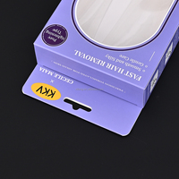 Prezzo di fabbrica scatole di carta Custom scatola di cartone con finestra trasparente con Blister vassoio titolare per prodotti cosmetici