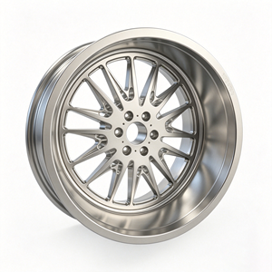 ล้อแม็กซ์สีเงินขัดเงาพรีเมียม 5x114.3 5x112 5x120 สำหรับรถเบนซ์ AMG เซียร์รา RAM1500 ล้อฟอร์จ - Product Image 4