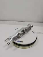 Fabricante confiable de piezas robóticas mecanizadas por CNC a medida, piezas de aluminio mecanizadas por CNC con tolerancia de precisión, aptas para robots.
