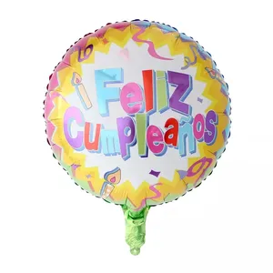 TF 2022 18 인치 FELIZ CUMPLEANOS Ballon 판매 글로브 Chinos Para decorations 파스텔 풍선 아치 세트