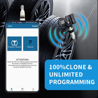 Nouveau capteur TPMS NFC pour téléphone, sans programmation requise, pour capteurs de pression des pneus programmables pour voiture, capteur TPMS universel à valve