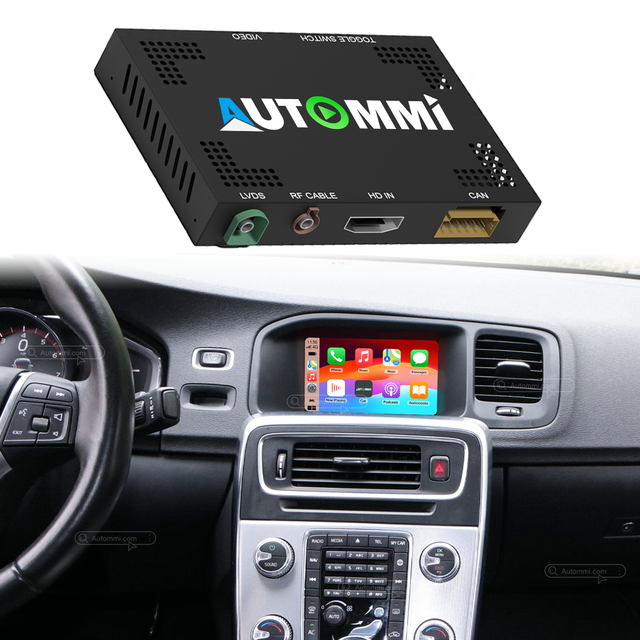 S60 V40 XC60 V60 XC90 S90 V90 XC40 OEM Wireless Apple CarPlay Android Auto Decoder Module Interface Kit for Volvo