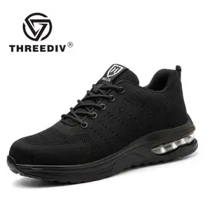 THREEDIV Hot Sale Best Selling Style Wear-resistant Anti Iron Filings Work Protection Safety Shoes