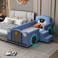 Meubles de chambre à coucher de luxe JINS, lit de voiture pour enfants, lit de course automobile pour enfants avec lumière LED et musique, ensemble de meubles de chambre à coucher pour garçons