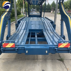 Semi-remorque porte-voitures certifiée en acier <span class=keywords><strong>KZ</strong></span> (Kazakhstan) à 2 essieux avec équipement de levage hydraulique robuste pour 6 à 10 voitures - Product Image 6