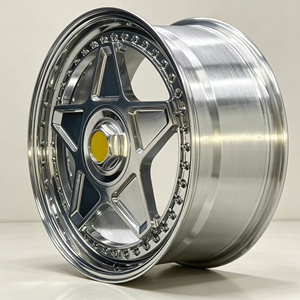 Jantes de voiture en alliage forgé polies 18-20 pouces 2PS à déport profond 4x100 5x100/110 pour Opel Speedster GT <span class=keywords><strong>Lotus</strong></span> <span class=keywords><strong>Elise</strong></span> II Europa S Esprit - Product Image 1
