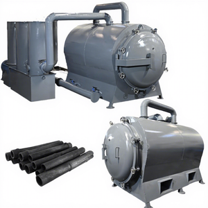 1.5T/Batch Horizontal Coquille De Noix De Coco Biochar <span class=keywords><strong>Pyrolyse</strong></span> Équipement De Production Machine Hêtre Bois Charbon De Bois Faisant Carbonisation <span class=keywords><strong>Four</strong></span> - Product Image 1