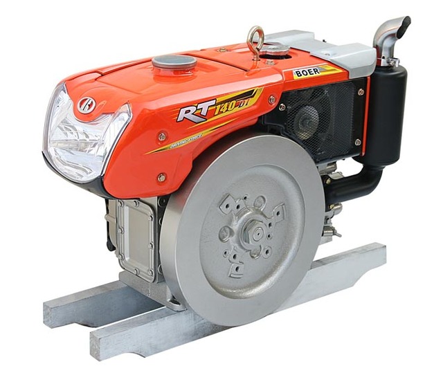 Single Cylinder 4 Stroke Diesel Engine Water-Cooled RT140 Boer Brand 15 HP Electric Start 125cc Euro 3 New 2020 Farm Tractor