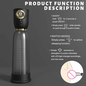 Automatische Elektrische Penispumpe zur Selbststimulation Vakuum-Penisvergrößerer Männliches Masturbationsgerät zur Penisvergrößerung - Product Image 5