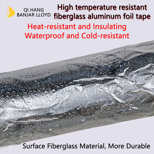 Cinta de aluminio para reparación de fugas en tuberías de escape de humos de aceite de calentadores de agua, sellado autoadhesivo, impermeable, aislamiento térmico - Product Image 3