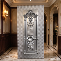 Panneau de porte texturé et gaufré, fourniture directe d'usine, vente en gros pour projets, plaque de porte décorative