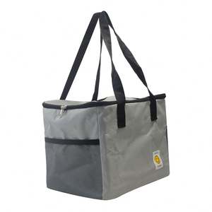 Bolsa Térmica de Alta Calidad con Diseño de Letras de Lujo, Bolsa de Entrega de Alimentos Aislada, Impermeable, Térmica, Moderna, Color Oro Rosa, con Logotipo Personalizado - Product Image 5